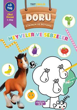 Doru Etkinlik ve Boyama – Meyveler ve Sebzeler – Kolektif – Yediveren Çocuk – kitap kapağı