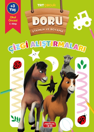 Doru Etkinlik ve Boyama - Çizgi Alıştırmaları – Kolektif – Yediveren Çocuk – kitap kapağı