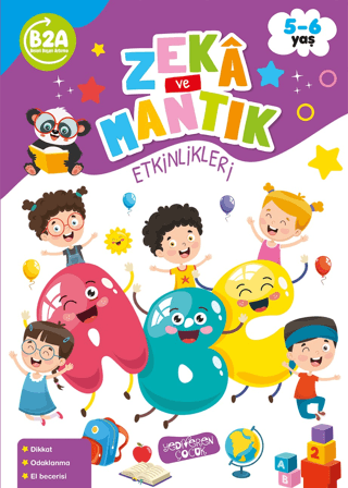 Zeka Ve Mantık Etkinlikleri;5-6 Yaş – Kolektif – Yediveren Çocuk – kitap kapağı