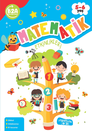 Matematik Etkinlikleri;5-6 Yaş – Kolektif – Yediveren Çocuk – kitap kapağı