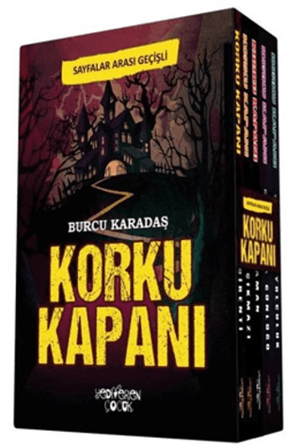 Korku Kapanı Seti 5 Kitap – Burcu Karadaş – Yediveren Çocuk – kitap kapağı