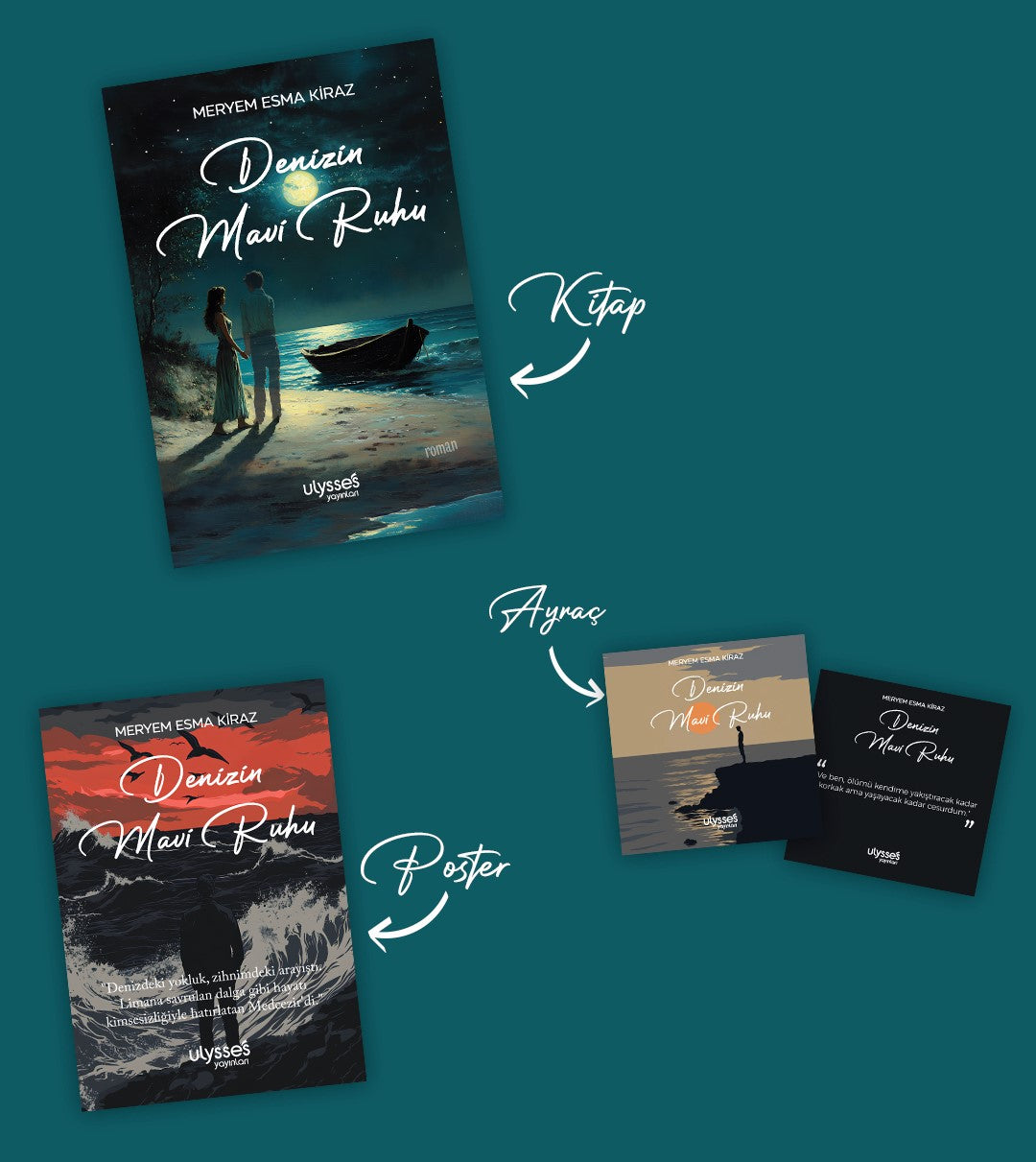 Denizin Mavi Ruhu – Meryem Esma Kiraz – Ulysses Yayınları – kitap kapağı