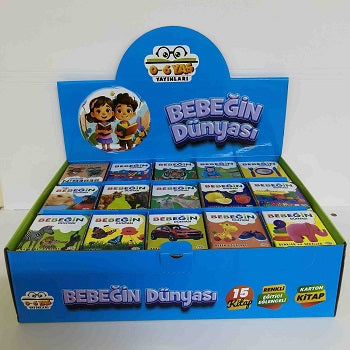 Bebeğin Dünyası 105 Kitap Kutu (15 kitap x 7’şer adet) (Sıvama Cilt)