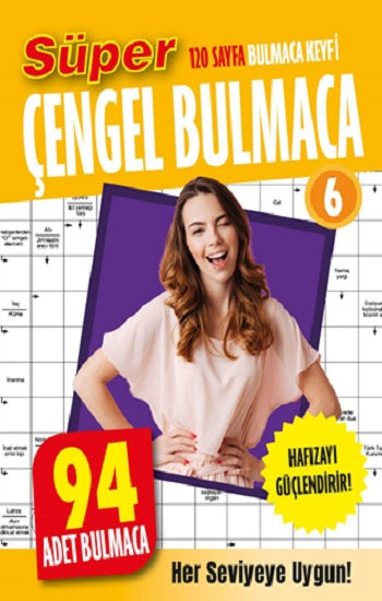 Süper Çengel Bulmaca 6 – Hakan Kayar & Zeliha Kayar – Dokuz Yayınları – kitap kapağı