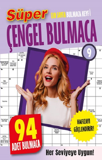 Süper Çengel Bulmaca 9 – Hakan Kayar & Zeliha Kayar – Dokuz Yayınları – kitap kapağı