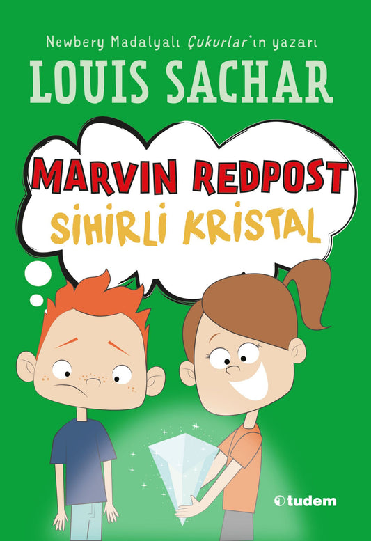 Marvin Redpost - Sihirli Kristal – Louis Sachar – Tudem Yayınları – kitap kapağı