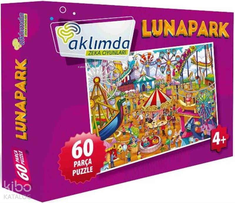 60 Parça Puzzle - Lunapark – Kolektif – Aklımda Zeka Oyunları – kitap kapağı