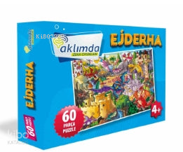 60 Parça Puzzle – Ejderha – Kolektif – Aklımda Zeka Oyunları – kitap kapağı
