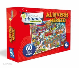 60 Parça Puzzle Alışveriş Merkezi – Kolektif – Aklımda Zeka Oyunları – kitap kapağı