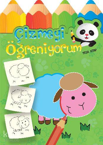Çizmeyi Öğreniyorum Yeşil Kitap – Kolektif – Parıltı Yayınları – kitap kapağı
