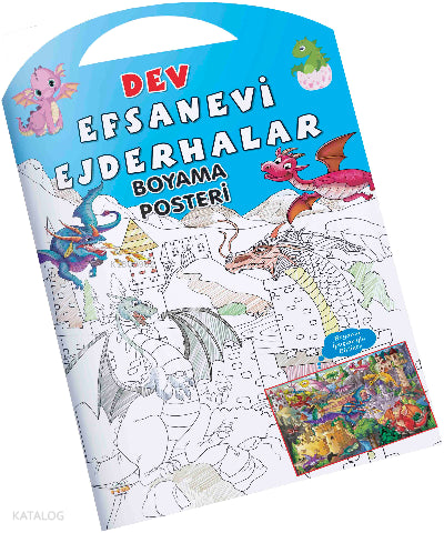 Efsanevi Ejderhalar Dev Boyama Seti – Kolektif – Parıltı Yayınları – kitap kapağı