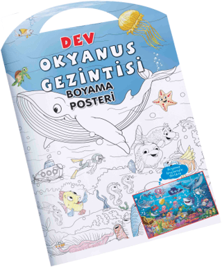 Okyanus Gezintisi Dev Boyama Posteri – Kolektif – 0-6 Yaş Yayınları – kitap kapağı
