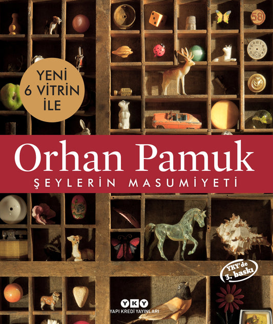 Şeylerin Masumiyeti - 6 Yeni Vitrin ile – Orhan Pamuk – Yapı Kredi Yayınları – kitap kapağı