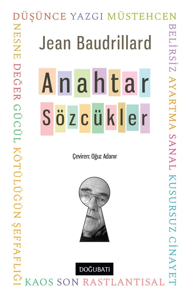 Anahtar Sözcükler – Jean Baudrillard – Doğu Batı Yayınları – kitap kapağı