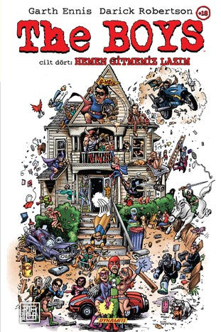 The Boys 4: Hemen Gitmemiz Lazım – Garth Ennis – Athica Yayınları – kitap kapağı