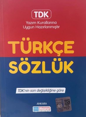 TDK Uyumlu Türkçe Sözlük – Kolektif – Evrensel İletişim Yayınları – kitap kapağı