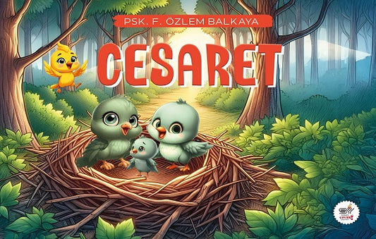 Cesaret – Özlem Balkaya – Servet Yayınevi – kitap kapağı