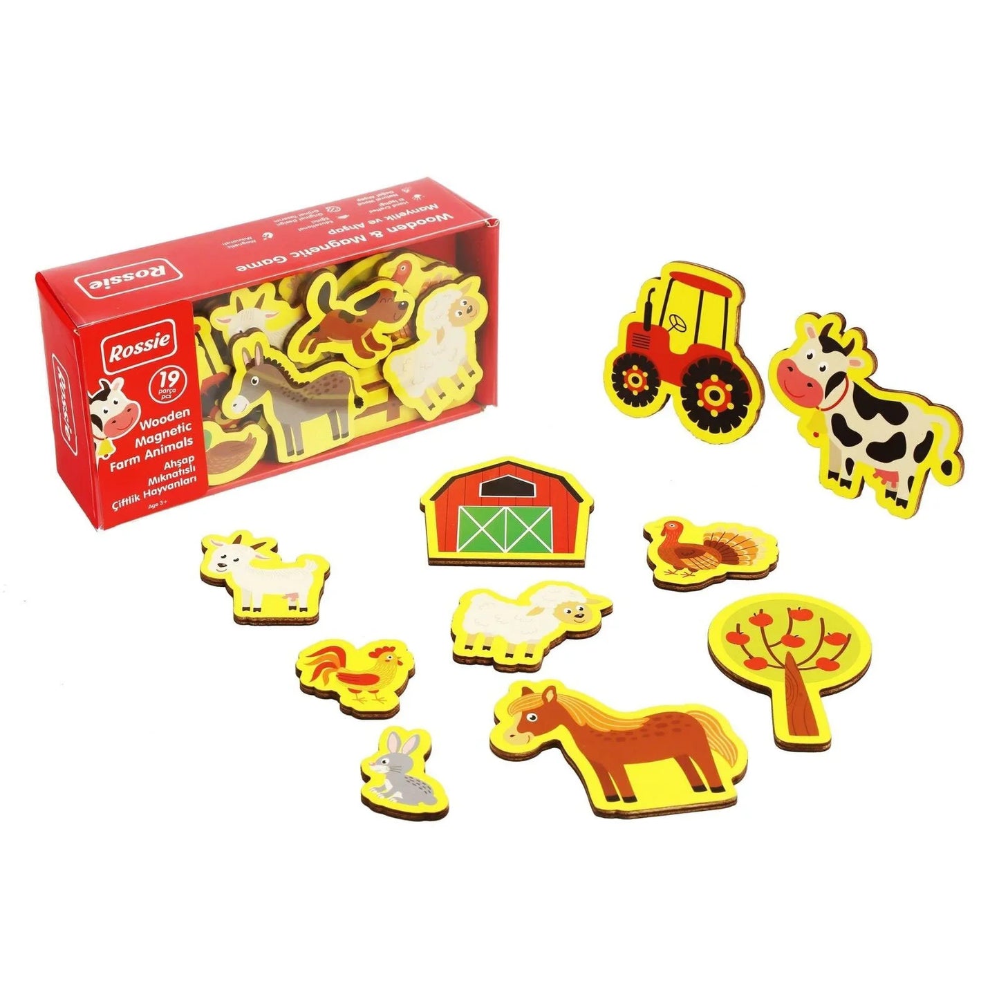 Rossie Magnet Farm Figures