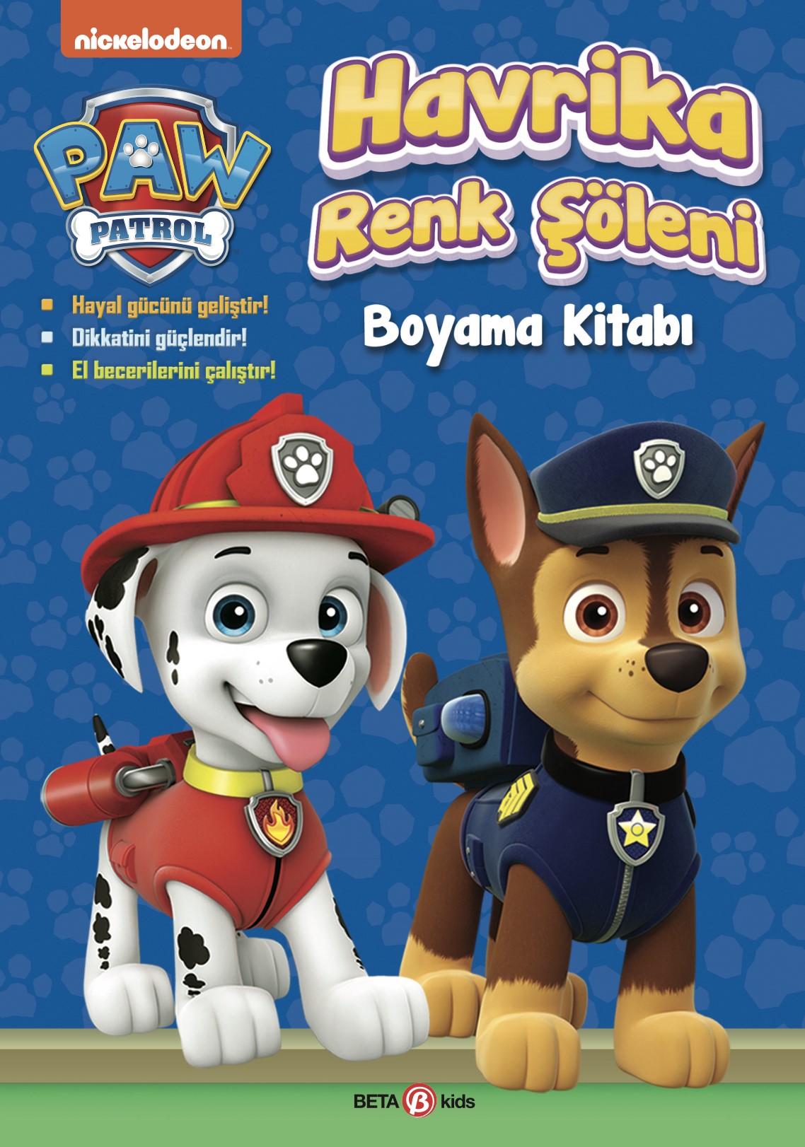 Paw Patrol Havrika Renk Şöleni Boyama Kitabı – Kolektif – Beta Kids – kitap kapağı