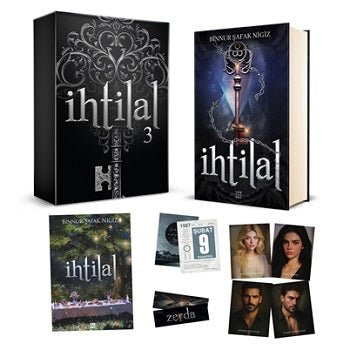 İhtilal 3 - Zerda (Ciltli Kutulu) – Binnur Şafak Nigiz – Dokuz Yayınları – kitap kapağı