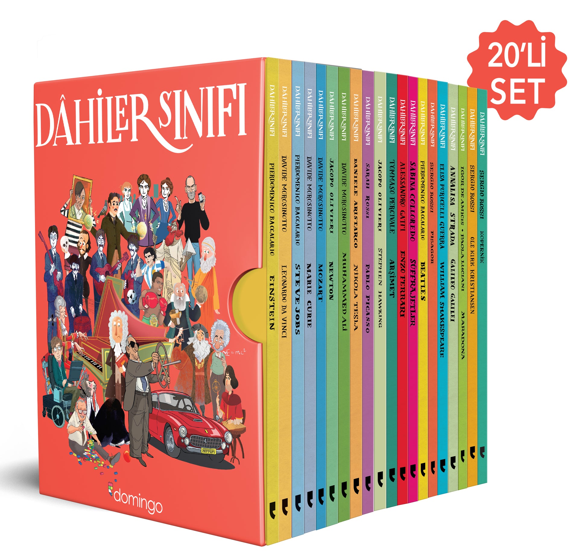 Dahiler Sınıfı Serisi (Kutulu 20 Kitap) – Kolektif – Domingo Yayınevi – kitap kapağı
