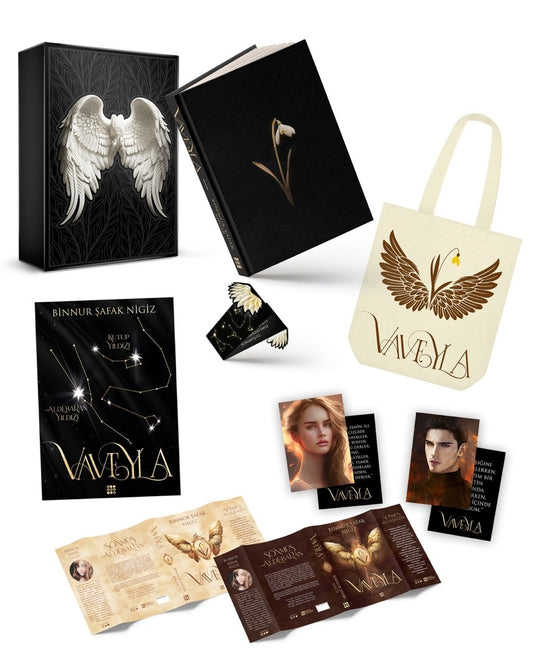 Vaveyla 1 – Sönmüş Aldebaran (Ciltli Kutulu) – Binnur Şafak Nigiz – Dokuz Yayınları – kitap kapağı