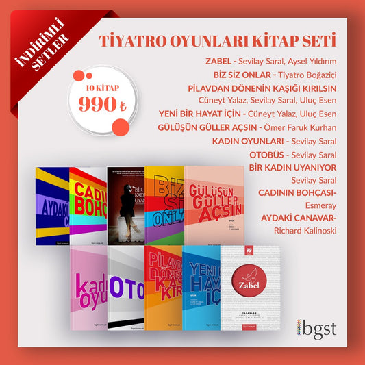 Tiyatro Oyunları Kitap Seti (10 Kitap Takım) – Kolektif – Bgst Yayınları – kitap kapağı
