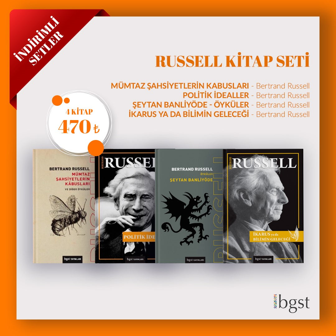 Russell Kitap Seti (4 Kitap Takım) – Bertrand Russell – Bgst Yayınları – kitap kapağı