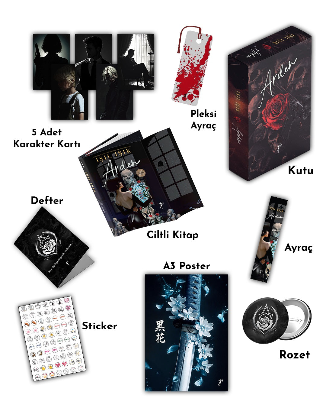 Arden 1 (Ciltli Özel Kutulu Set) – Işıl Işık – Artemis Yayınları – kitap kapağı