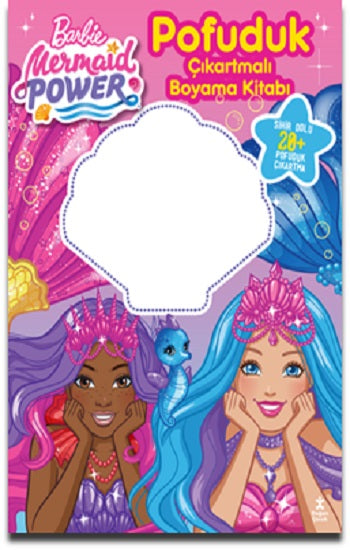 Barbie Medmaid Power – Pofuduk Çıkartmalı Boyama Kitabı – Kolektif – Doğan Çocuk – kitap kapağı