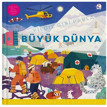 Yıldız Gibi Parla – Büyük Dünya (Sihirli El Feneriyle Birlikte) (Board Book) – Kolektif – İndigo Çocuk – kitap kapağı