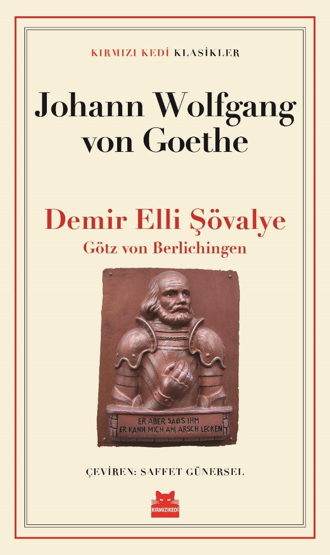 Demir Elli Şövalye – Johann Wolfgang von Goethe – Kırmızı Kedi Yayınevi – kitap kapağı