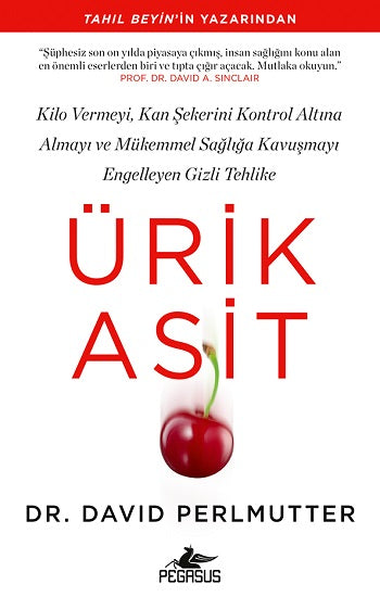 Ürik Asit – David Perlmutter – Pegasus Yayınları – kitap kapağı