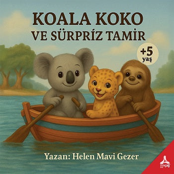 Koala Koko ve Sürpriz Tamir – Helen Mavi Gezer – Sonçağ – kitap kapağı