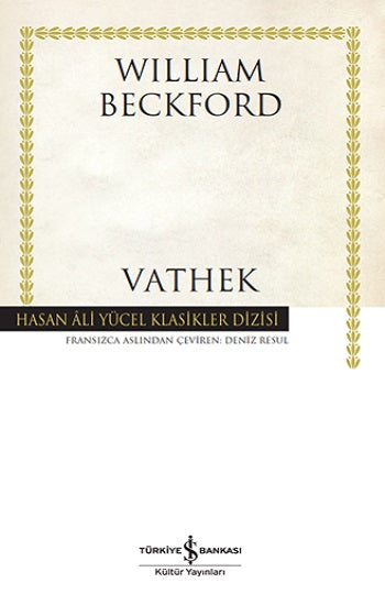 Vathek - (Ciltli) – William Beckford – İş Bankası Kültür Yayınları – kitap kapağı