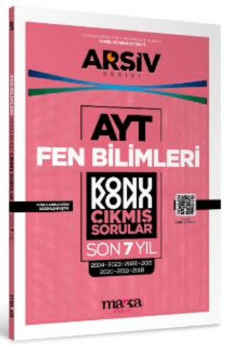 AYT Fen Bilimleri Konu Konu Çıkmış Sorular Son 7 Yıl – Kolektif – Marka Yayınları – kitap kapağı