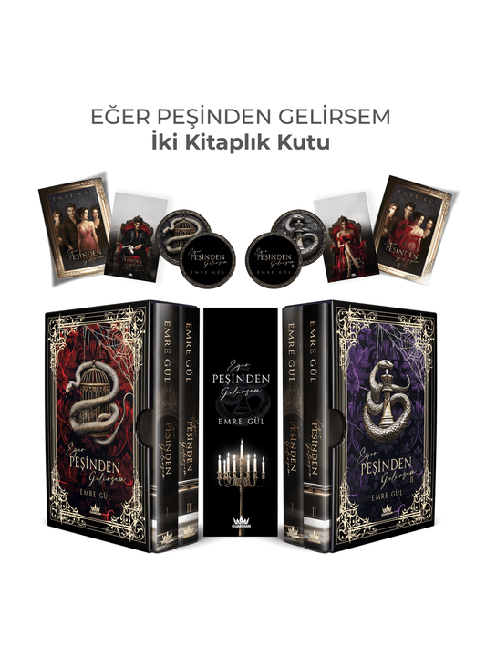 Eğer Peşinden Gelirsem Serisi - İki Kitaplık Kutu – Emre Gül – Guardian – kitap kapağı