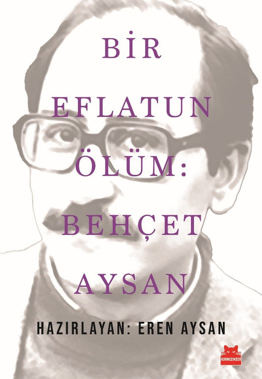 Bir Eflatun Ölüm: Behçet Aysan – Eren Aysan – Kırmızı Kedi Yayınevi – kitap kapağı