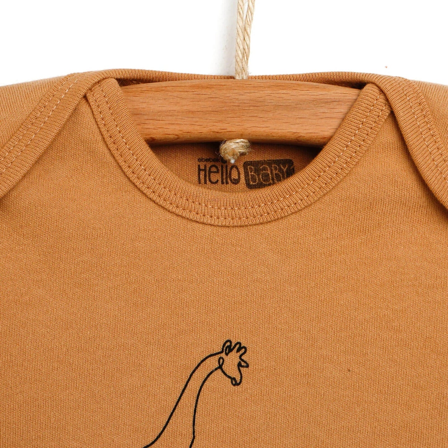 HelloBaby Long Sleeve Bodysuit - Nude