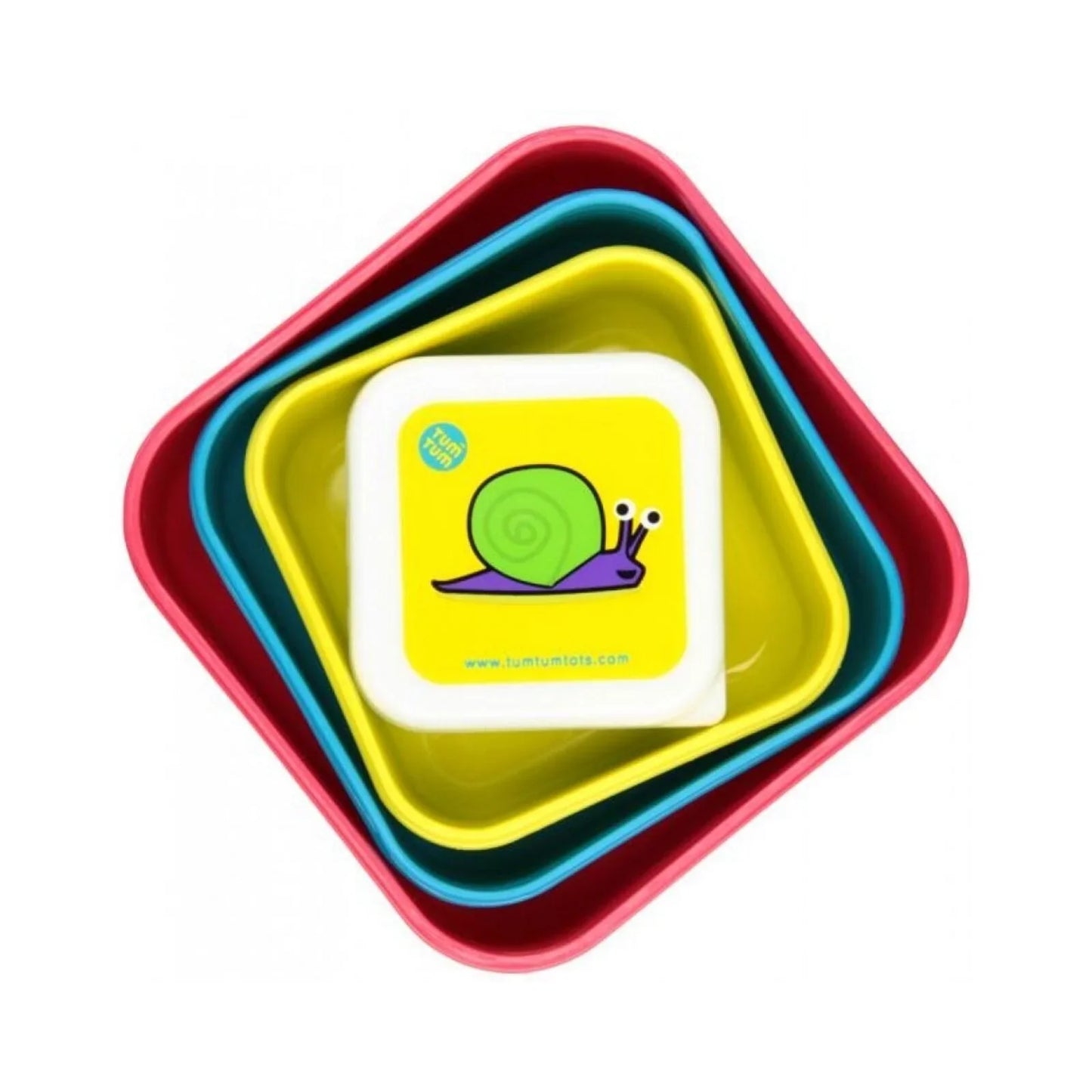 TUM TUM Nesting Snack Pots Pack of 4 - Bugs