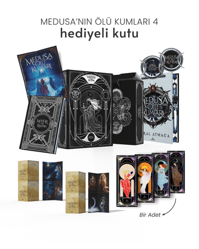 Medusa’nın Ölü Kumları - 4 (Yan Boyamalı - Hediyeli Tekli Kutu) – Maral Atmaca – Ephesus Travel Yayınları – kitap kapağı