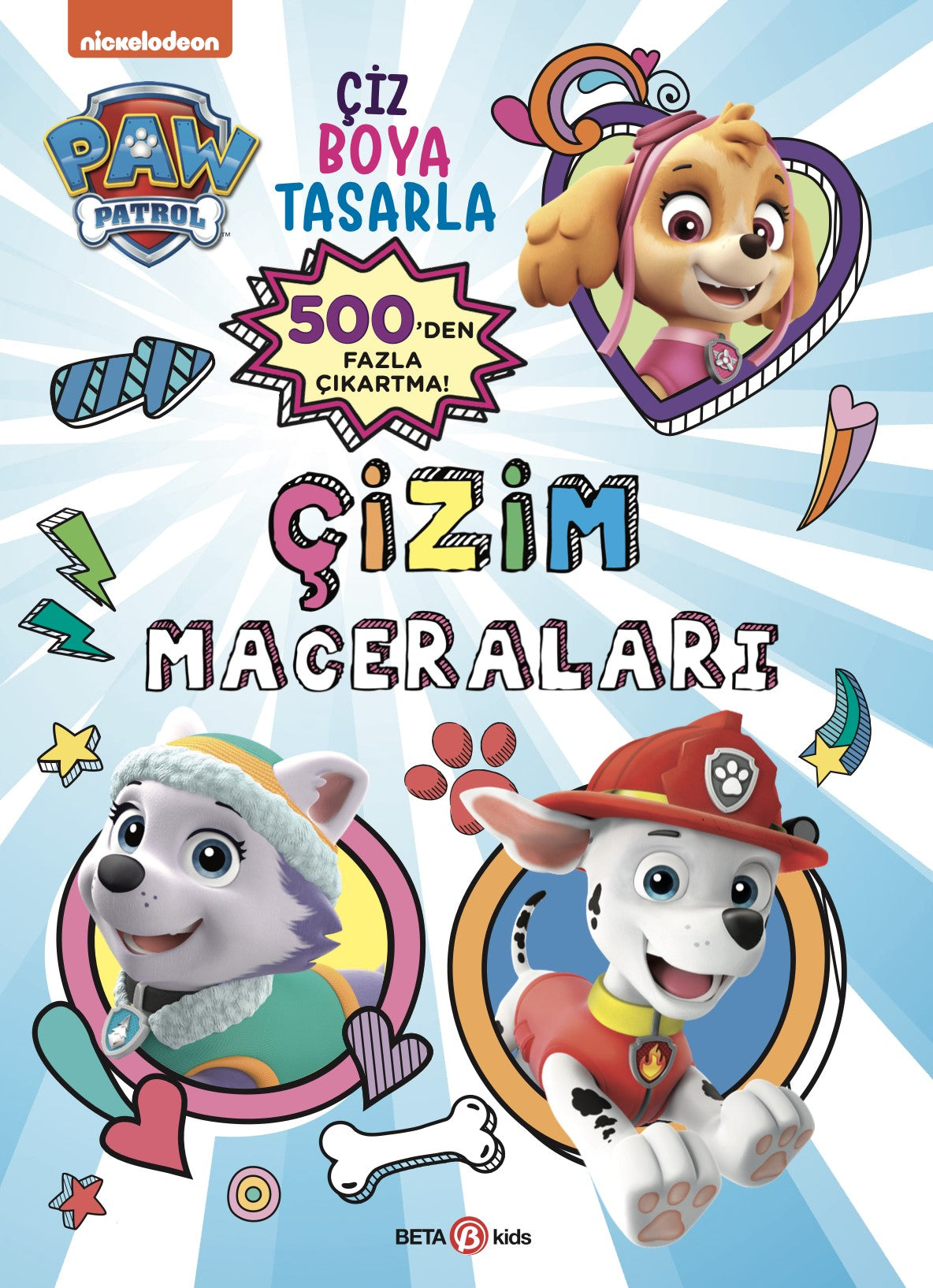 Çizim Maceraları - Paw Patrol – Kolektif – Beta Kids – kitap kapağı