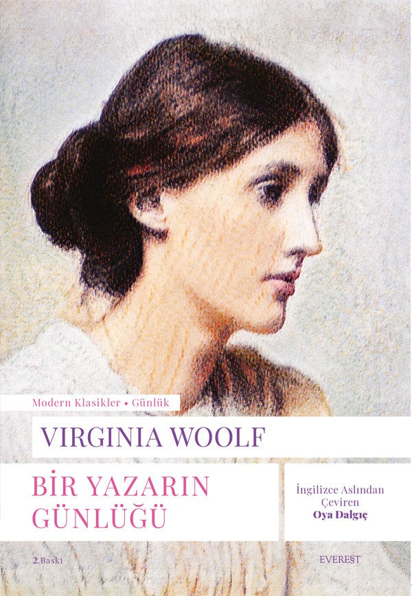 Bir Yazarın Günlüğü – Virginia Woolf – Everest Yayınları – kitap kapağı