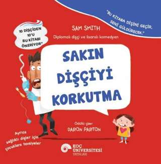 Sakın Dişçiyi Korkutma – Sam Smith – Koç Üniversitesi Yayınları – kitap kapağı