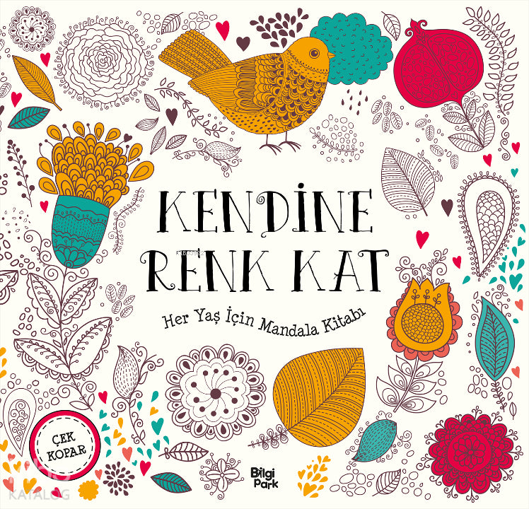 Kendine Renk Kat;Her Yaş İçin Mandala – Kolektif – Bilgi Park – kitap kapağı