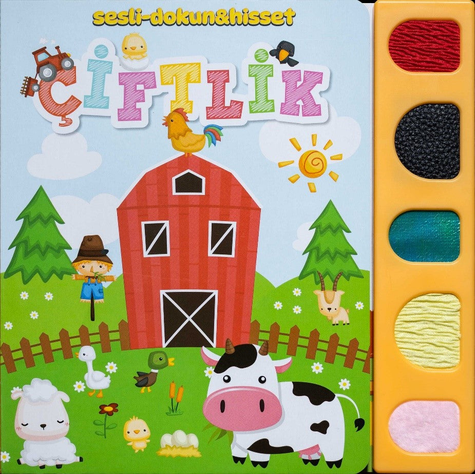 Sesli Dokun & Hisset - Çiftlik – Kolektif – Net Çocuk Yayınları – kitap kapağı