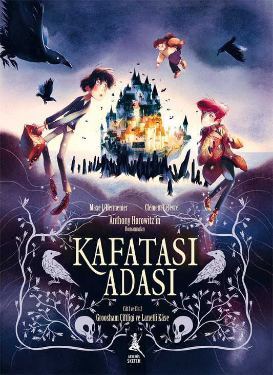 Kafatası Adası 1-2 – Anthony Horowitz – Artemis Yayınları – kitap kapağı