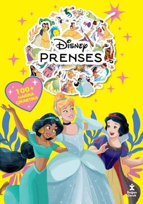 Disney Prenses Boyama Kitabı Çıkartma Bombası 100 + Harika Çıkartma – Kolektif – Doğan Çocuk – kitap kapağı