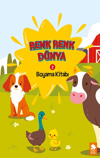 Renk Renk Dünya Boyama Kitabı - 2 – Kolektif – Eksik Parça Yayınları – kitap kapağı