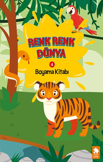 Renk Renk Dünya Boyama Kitabı - 4 – Kolektif – Eksik Parça Yayınları – kitap kapağı
